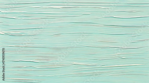 Abstract mint green paint strokes background design, textured surface backdrop.
