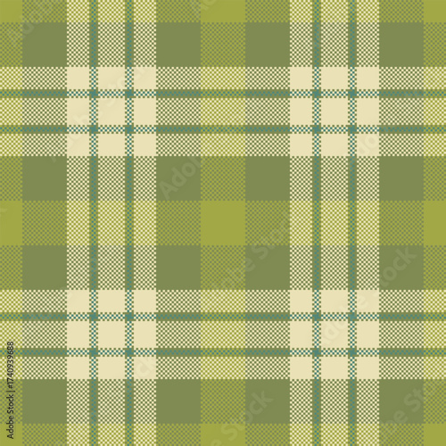 Fashionable tartan vector texture, tile textile seamless check. Service pattern background fabric plaid in lime and light colors.
