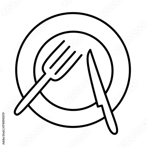 restaurant food vector icon