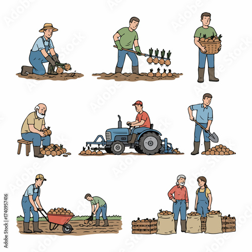 Diverse people meditating in lotus position