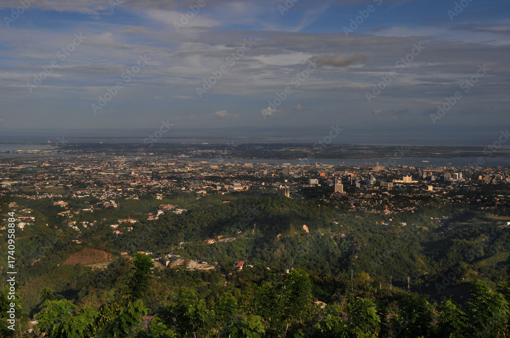 Obraz premium Blick auf Cebu City