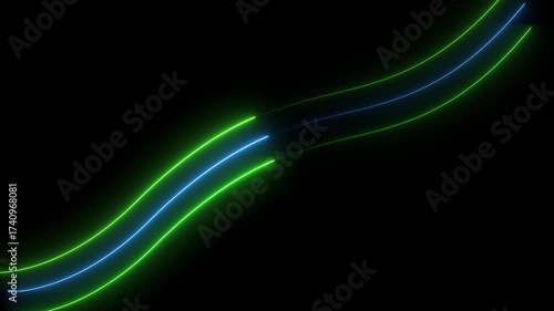 Light spiral painting effect. Bright glowing ight in motion.  premium luxury product back light.4k video.