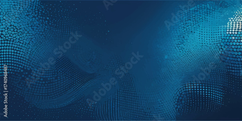 Futuristic blue light wave pattern vector illustration for digital business technology concept web design backdrop
