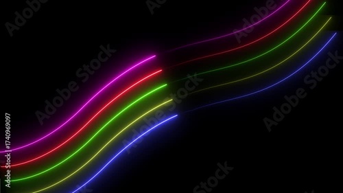 Light Streaks Star flying Space Comet background.4k animation.