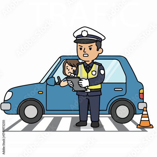 POLICE ARRESTS DRIVER WHO VIOLATES VECTOR RULES