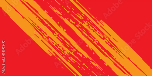 red and orange brush wrap car sticker pattern abstract banner sporty lines red and orange color combination grunge brush pattern racing design, Modern.