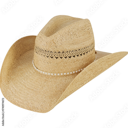 Classic Wide Brim Cowboy Hat for Men and Women
