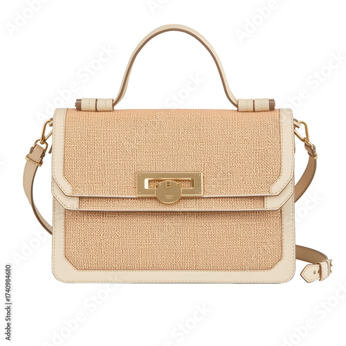 Trendy Beige Luxury Handbag – Chic Shoulder Bag for Modern Women