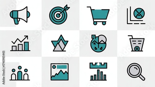 business icons set