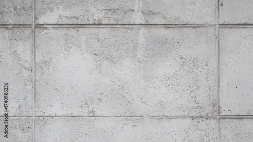 Stop motion of Random white concrete blocks wall texture