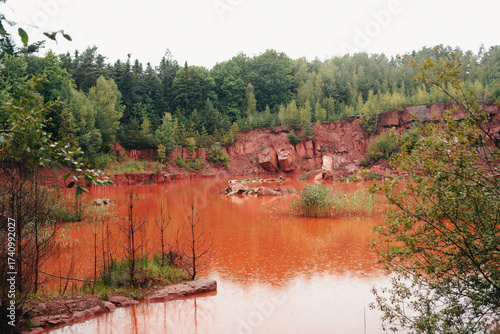 Red canyon in Poland, KOPULAK, mazowieckie
Autumn season, forest
