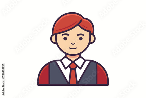 Lawyer avatar professional hybrid icon business consulting image