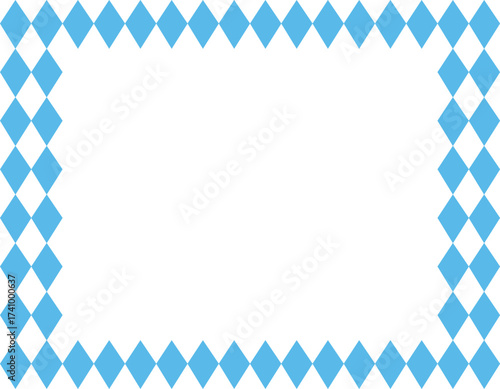 bavarian pattern frame border 