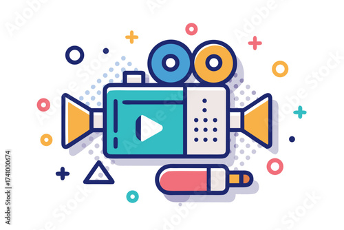 Whereby meeting icon with tiny video camera shape