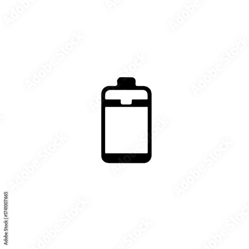 battery isolated on white background