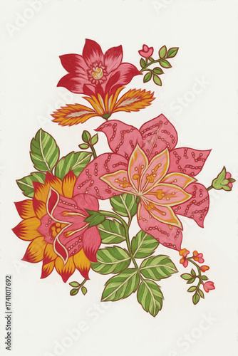 allover and saree desigms for dizital textile printing