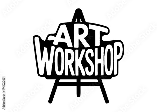 Art Online Lesson Logo Template Design Vector, Emblem, Design Concept, Creative Symbol, Icon
