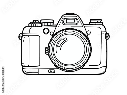 digital camera vector illustration