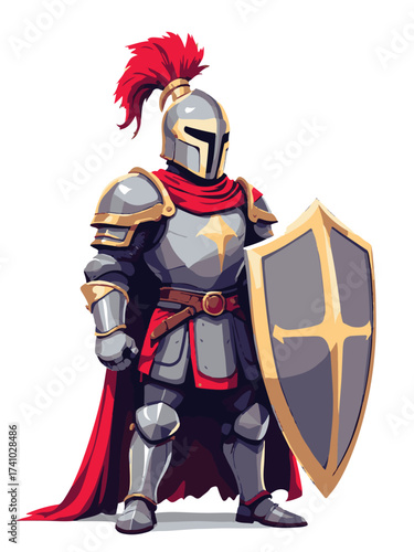 medieval knight in armour