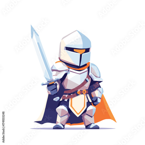 knight with sword