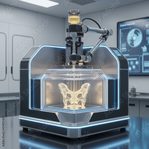x-default Medical 3D Printer Creating Pelvis