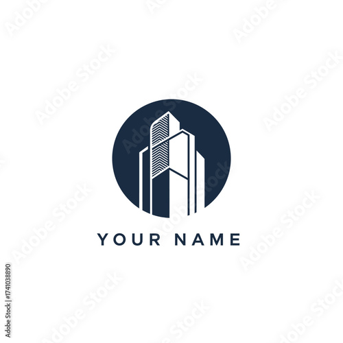 Elegant golden balance scale logo design, symbolizing justice and legal principles within a classic circular emblem, perfect for law firms or business branding. Vector graphic