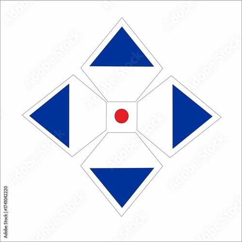 Free Download vector illustration of a flag of south korea - GFXLoad
