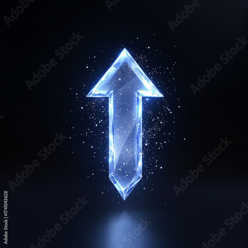 Elegant futuristic symbol of focus, leadership, and vision.