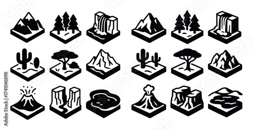 Nature Icons Grid