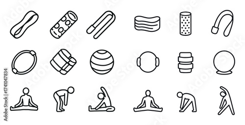 Minimalist Fitness Icons