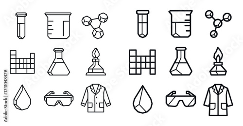 Science Icon Grid