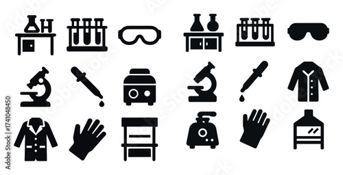Science Icons Grid