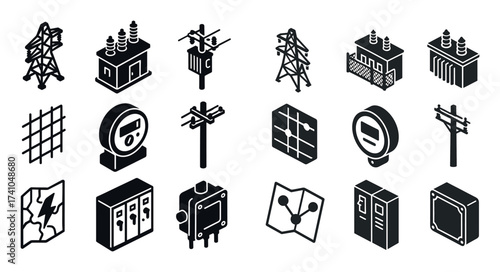 Energy Icons Grid