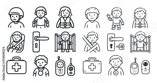 Child Safety Icons