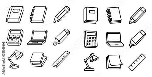 3D Student Icons