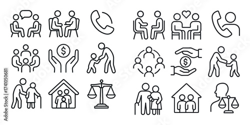 Family Support Icons