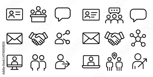Freelance Networking Icons