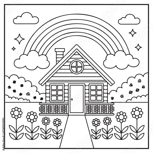 Beautiful Garden Coloring Pages