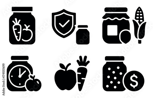 Food Preservation Icons