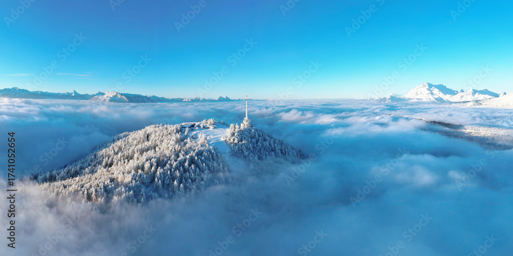 Obraz premium Gaisbergspitze im Winter - Salzburg/Österreich