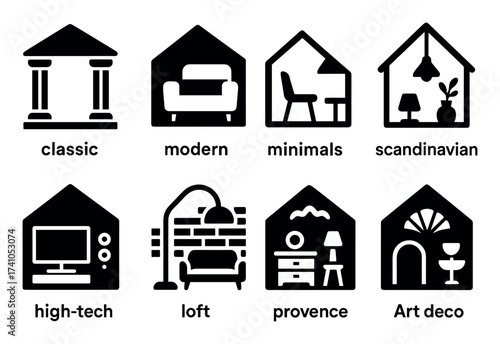 Finishing Styles Icons