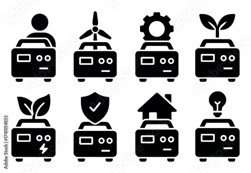 Mini Power Station Icons