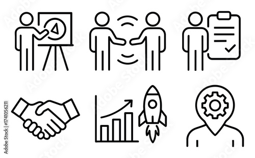 Entrepreneurial Icon Set