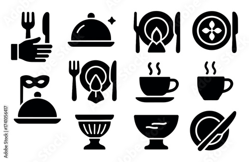 Tableware Icon Set