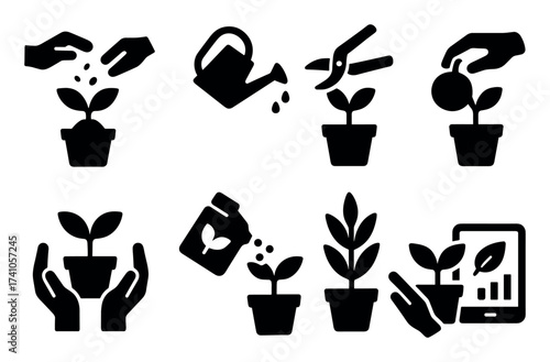 Indoor Gardening Icons