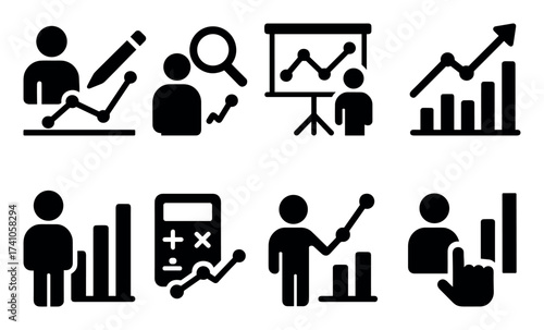 Graph Icon Set