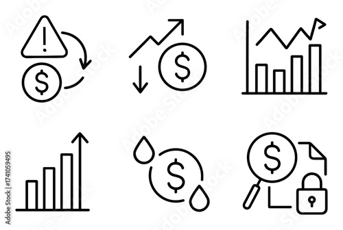 Financial Icons Grid