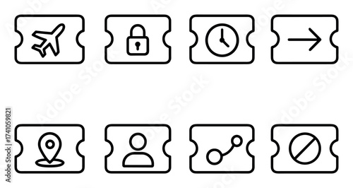 Travel Icon Grid