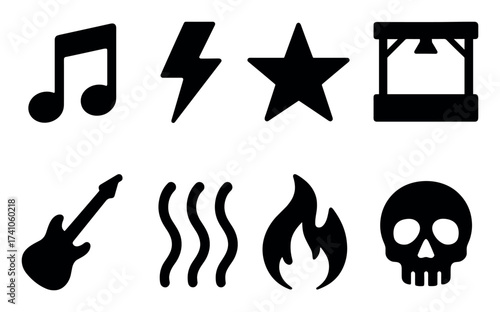 Rock Band Icon Set