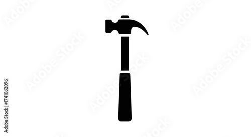 Hammer Icon – Construction Repair Tool Symbol